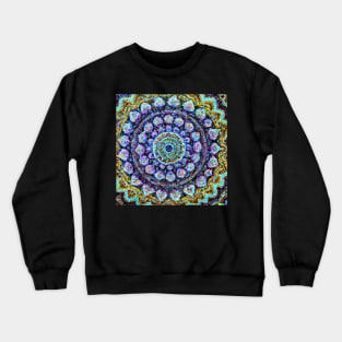 Colourful Mandala design Impressionist painting Crewneck Sweatshirt